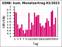 GSNE: kum. Monatsertrag 03/2023