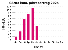 GSNE: kum. Jahresertrag 2025