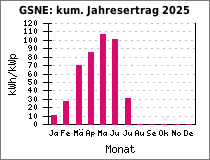 GSNE: kum. Jahresertrag 2025