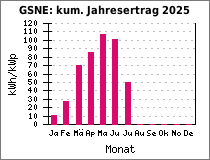 GSNE: kum. Jahresertrag 2025