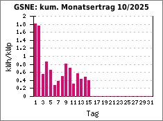 GSNE: kum. Monatsertrag 10/2025
