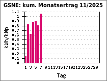 GSNE: kum. Monatsertrag 11/2025