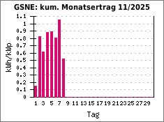 GSNE: kum. Monatsertrag 11/2025