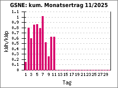 GSNE: kum. Monatsertrag 11/2025