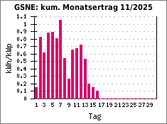 GSNE: kum. Monatsertrag 11/2025
