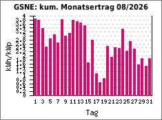 GSNE: kum. Monatsertrag 08/2026